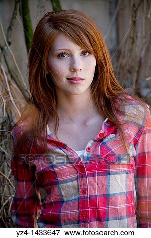 Young Woman Posing in Casual Clothes View Large Photo Image Stock Photo - Young Woman Posing in Casual Clothes. Fotosearch