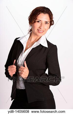 Young woman posing in the studio as an executive. View Large Photo Image Stock Photo - Young woman posing in the studio as an executive.. Fotosearch