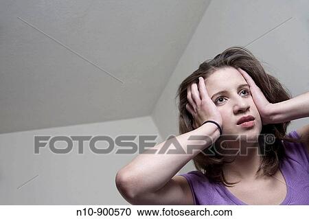 Young woman posing. View Large Photo Image Stock Image - Young woman posing.. Fotosearch