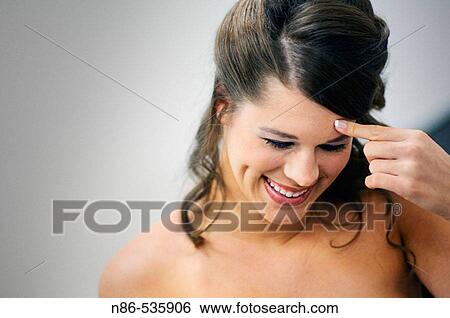 Young woman smiling, beauty View Large Photo Image Stock Photograph - Young woman smiling, beauty. Fotosearch