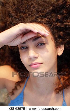 Young woman. View Large Photo Image Stock Image - Young woman.. Fotosearch