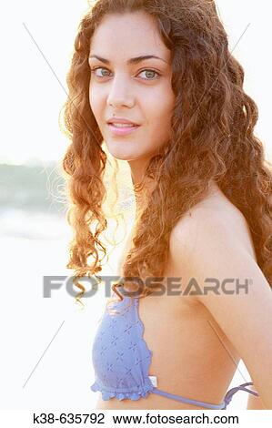 Stock Image - Young woman.. Fotosearch