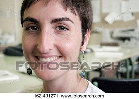 Stock Image - Young woman.. Fotosearch