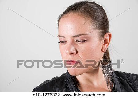 Stock Image - Young woman. Fotosearch