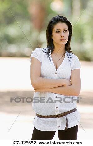Stock Image - Young woman. Fotosearch