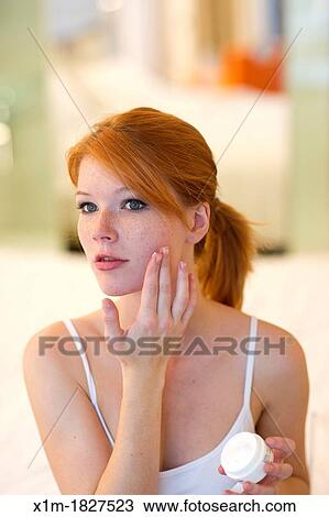 Stock Image - Young woman. Fotosearch