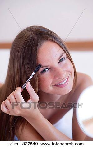 Stock Image - Young woman. Fotosearch