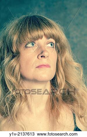 Stock Image - Young woman.. Fotosearch