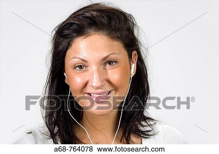 Stock Photo - Young woman. Fotosearch