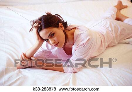 Young woman View Large Photo Image Stock Photo - Young woman. Fotosearch