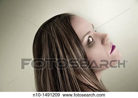 Young woman View Large Photo Image Stock Photo - Young woman. Fotosearch