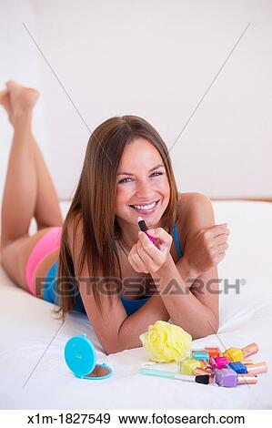 Stock Photo - Young woman. Fotosearch