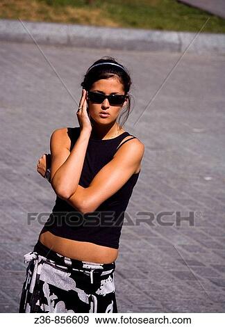 Stock Photo - Young woman. Fotosearch