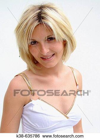 Stock Photograph - Young woman.. Fotosearch