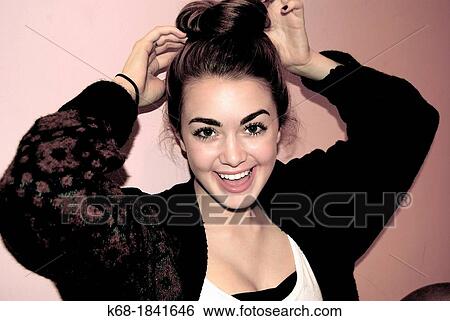 young woman View Large Photo Image Stock Photograph - young woman. Fotosearch