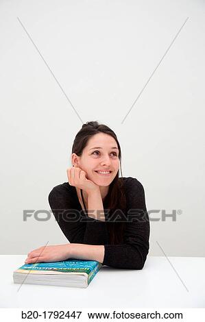 Young woman with exhibition catalog. David Hockney,? A Bigger Picture? exhibition, Guggenheim Museum, Bilbao, Biscay, Basque Country, Spain View Large Photo Image Stock Photo - Young woman with exhibition catalog. David Hockney,? A Bigger Picture? exhibition, Guggenheim Museum, Bilbao, Biscay, Basque Country, Spain. Fotosearch