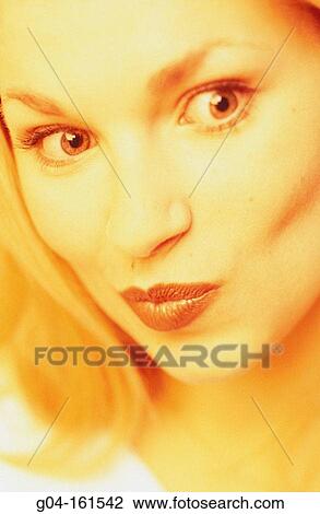 Young Woman with Funny Face View Large Photo Image Stock Image - Young Woman with Funny Face. Fotosearch