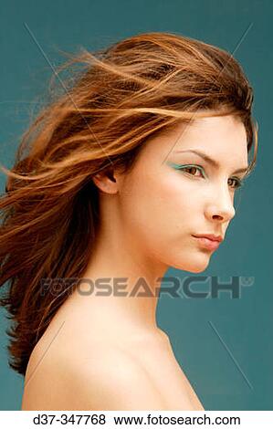 Young woman's portrait View Large Photo Image Stock Photo - Young woman's portrait. Fotosearch