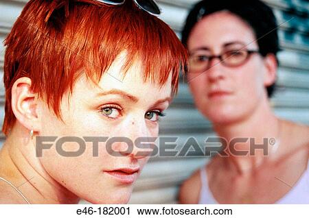 Stock Image - Young women. Fotosearch