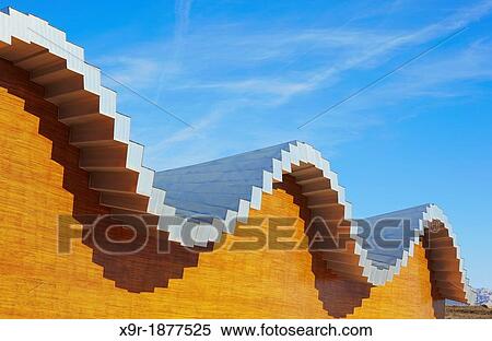 Ysios winery by architect Santiago Calatrava Laguardia Rioja alavesa wine route Alava Basque country Spain View Large Photo Image Stock Photography - Ysios winery by architect Santiago Calatrava Laguardia Rioja alavesa wine route Alava Basque country Spain. Fotosearch