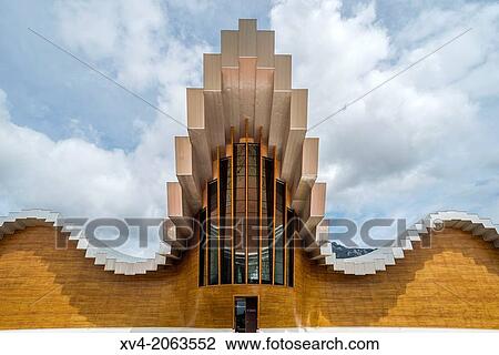 Ysios Winery designed by Santiago Calatrava after last flooding renovation. LaGuardia, Rioja Alavesa, Alava, Basque Country, Spain. View Large Photo Image Stock Image - Ysios Winery designed by Santiago Calatrava after last flooding renovation. LaGuardia, Rioja Alavesa, Alava, Basque Country, Spain.. Fotosearch