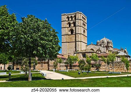 Stock Photography - Zamora Cathedral, Castile and Leon, Spain.. Fotosearch
