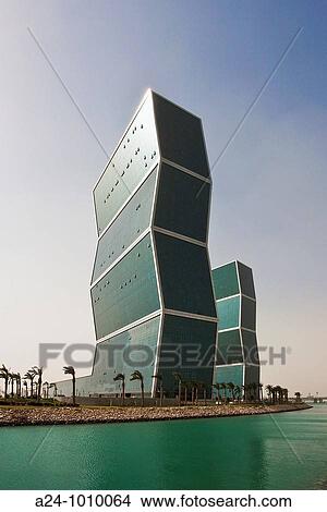 Zig Zag towers, Doha, Qatar View Large Photo Image Picture - Zig Zag towers, Doha, Qatar. Fotosearch