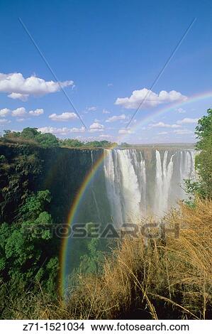 Zimbabwe, Victoria Falls, Zambezi River, rainbow View Large Photo Image Picture - Zimbabwe, Victoria Falls, Zambezi River, rainbow. Fotosearch