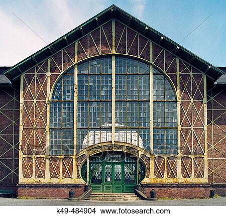 Picture - Zollern II/IV. Coal mine (1898). Part of the Westphalia Industry Museum. Dortmund. Germany.. Fotosearch