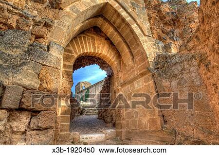 Stock Image - Zorita de los Canes Castle, Guadalajara, Spain. Fotosearch