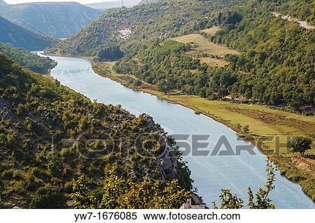 Zrmanja river canyon near Obrovac, Croatia View Large Photo Image Stock Photography - Zrmanja river canyon near Obrovac, Croatia. Fotosearch