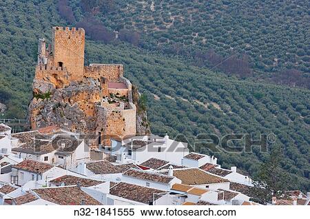 Zuheros, Castle and village, Sierra de la Subbetica, Cordoba, Andalusia, Spain View Large Photo Image Stock Photography - Zuheros, Castle and village, Sierra de la Subbetica, Cordoba, Andalusia, Spain. Fotosearch