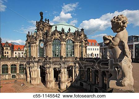 Zwinger Palace, courtyard, Dresden, Saxony, Germany View Large Photo Image Stock Image - Zwinger Palace, courtyard, Dresden, Saxony, Germany. Fotosearch