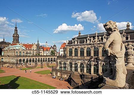 Zwinger Palace, courtyard, Dresden, Saxony, Germany View Large Photo Image Stock Photo - Zwinger Palace, courtyard, Dresden, Saxony, Germany. Fotosearch