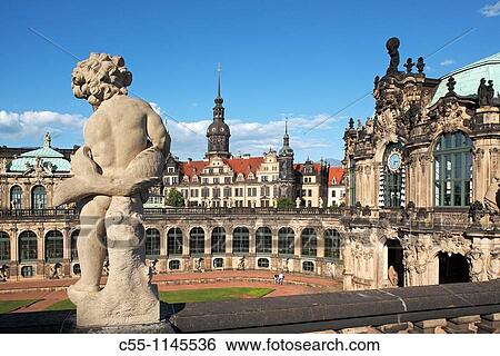Zwinger Palace, courtyard, Dresden, Saxony, Germany View Large Photo Image Stock Photograph - Zwinger Palace, courtyard, Dresden, Saxony, Germany. Fotosearch