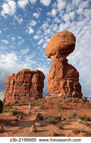 Stock Image - Arches National Park, Utah, USA in summer.. Fotosearch