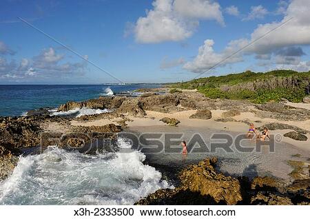 beach at Pointe des Chateaux, Grande-Terre, Guadeloupe, overseas region of France, Leewards Islands, Lesser Antilles, Caribbean. View Large Photo Image Stock Image - beach at Pointe des Chateaux, Grande-Terre, Guadeloupe, overseas region of France, Leewards Islands, Lesser Antilles, Caribbean.. Fotosearch