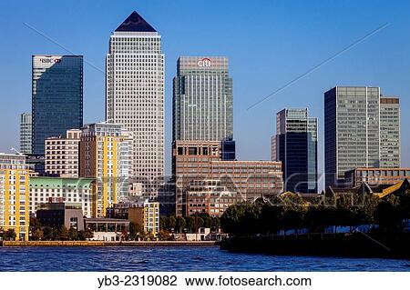 Canary Wharf Financial District, London, England. View Large Photo Image Stock Image - Canary Wharf Financial District, London, England.. Fotosearch