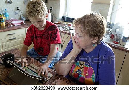 Stock Image - child teacher. Fotosearch