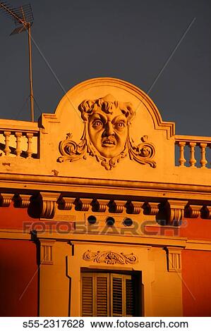 Concept. Muntaner street, building detail. Barcelona, Catalonia, Spain. View Large Photo Image Stock Photo - Concept. Muntaner street, building detail. Barcelona, Catalonia, Spain.. Fotosearch