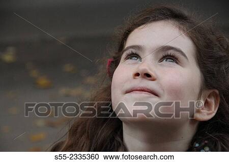 Concept. Young girl dreaming. Barcelona, Catalonia, Spain. View Large Photo Image Stock Image - Concept. Young girl dreaming. Barcelona, Catalonia, Spain.. Fotosearch