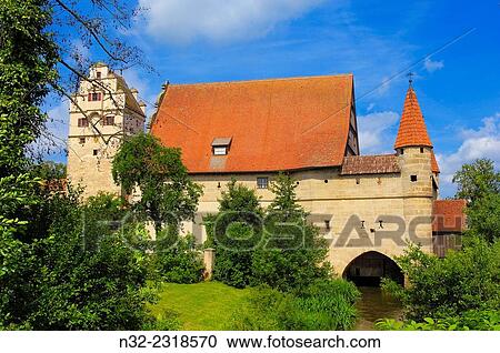 Dinkelsbuhl, Nordlingentor, Nordlingen Gate, Romantic Road, Romantische Strasse, Dinkelsbfhl, Middle Franconia, Bavaria, Germany. View Large Photo Image Stock Image - Dinkelsbuhl, Nordlingentor, Nordlingen Gate, Romantic Road, Romantische Strasse, Dinkelsbfhl, Middle Franconia, Bavaria, Germany.. Fotosearch