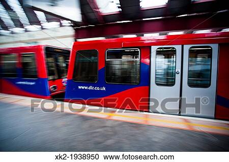 DLR train car in station View Large Photo Image Stock Image - DLR train car in station. Fotosearch