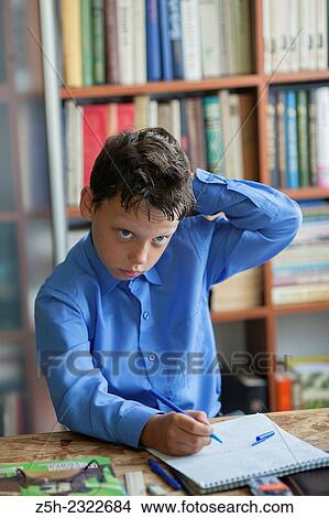Picture - First of September - the day of knowledge among students of Russian schools.. Fotosearch