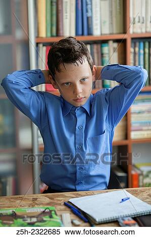 Stock Photography - First of September - the day of knowledge among students of Russian schools.. Fotosearch