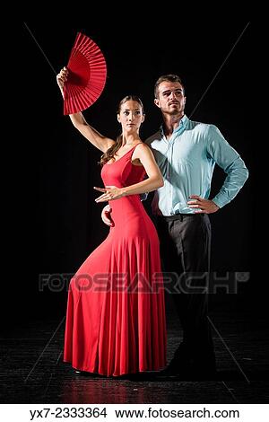 Picture - Flamenco dancing.. Fotosearch
