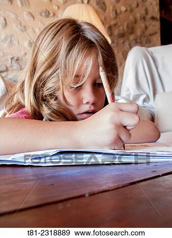 girl doing homework, Valencia, Spain View Large Photo Image Stock Photo - girl doing homework, Valencia, Spain. Fotosearch