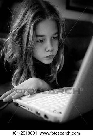Girl with technology View Large Photo Image Stock Image - Girl with technology. Fotosearch