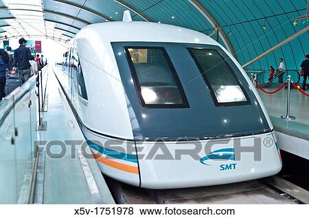 Maglev Train, Transrapid, Shanghai, China View Large Photo Image Stock Photo - Maglev Train, Transrapid, Shanghai, China. Fotosearch