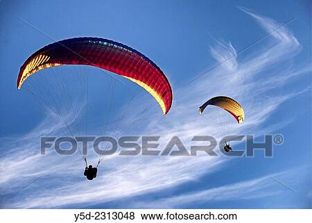 paragliding, Switzerland, Bernese Oberland View Large Photo Image Stock Photo - paragliding, Switzerland, Bernese Oberland. Fotosearch